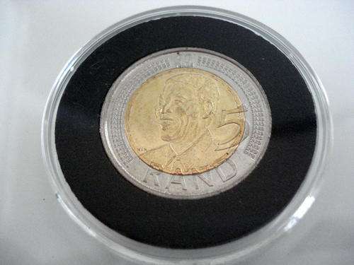 2008 MANDELA 90th BIRTHDAY COINS ,UNCIRCULATED AND IN A BLACK CAPSULE!!!!