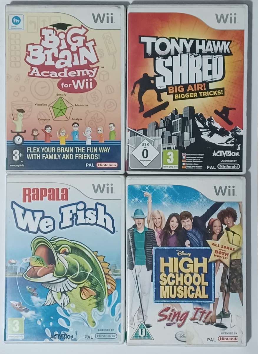 Nintendo Wii 4 Game Bundle