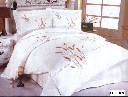 QUEEN SIZE 6 PIECE DUVET COVER SET - COTTON