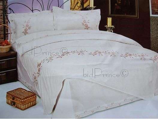 ELEGANT 6 PIECE COTTON DUVET COVER SET - a022