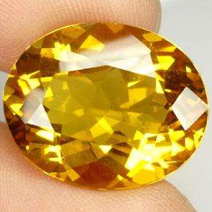 12.20 CT Oval Cut Good-looking AAA Hot Orange Yellow Madeira Citrine