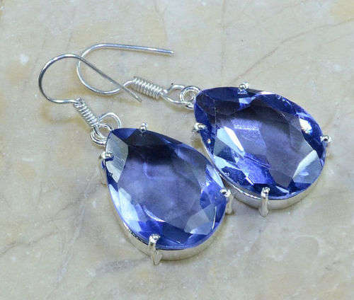 ABSOLUTELY AMAZING AMETHYST EARRINGS - HUGE!!!