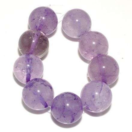 Amazing Amethyst Gemstone Round Loose Beads