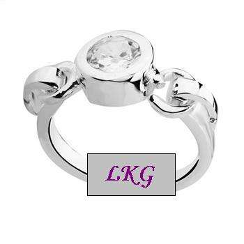 Exceptional .925 Stamped Tiffany's Inspired CZ Solitaire Ring