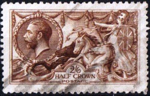 1913 - 2s6d BROWN - VERY FINE USED