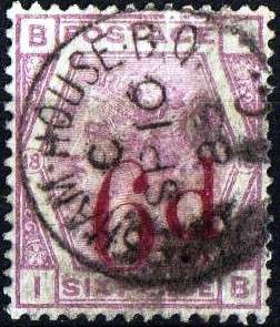 1865 - 6d LILAC - USED