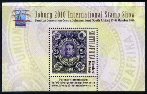 SOUTH AFRICA 2010 - JOBURG INT.SHOW MINIATURE SHEET - UM