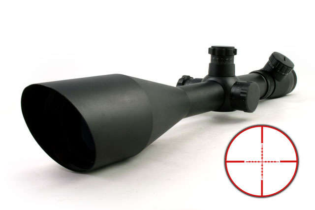 6-24x60 mm AO illuminated Mildot side wheel riflescope