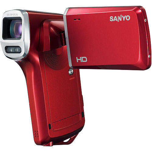 Sanyo Xacti VPC-HD100 Red ~ High-Definition Camcorder