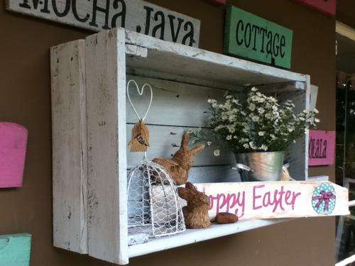 ASSORTED WOODEN CRATES AVAILABLE - RAW OR PAINTED