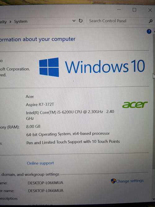 Brand New Convertable Acer Aspire R13 6th Gen i5 + Stylus + Sleeve