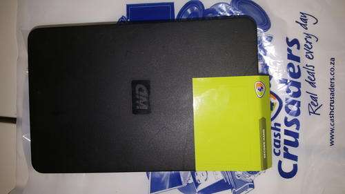 Western Digital 3TB External HDD + Power Cable + Transfer Cable