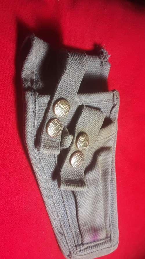 KOEVOET ISSUED 1979 9MM PISTOL HOLSTER WITH MAGAZINE POUCH.FIRST INTAKE.