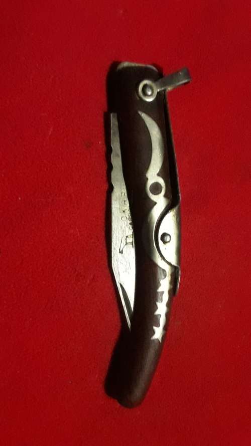 OKAPI KNIFE WITH WOODEN HANDLE