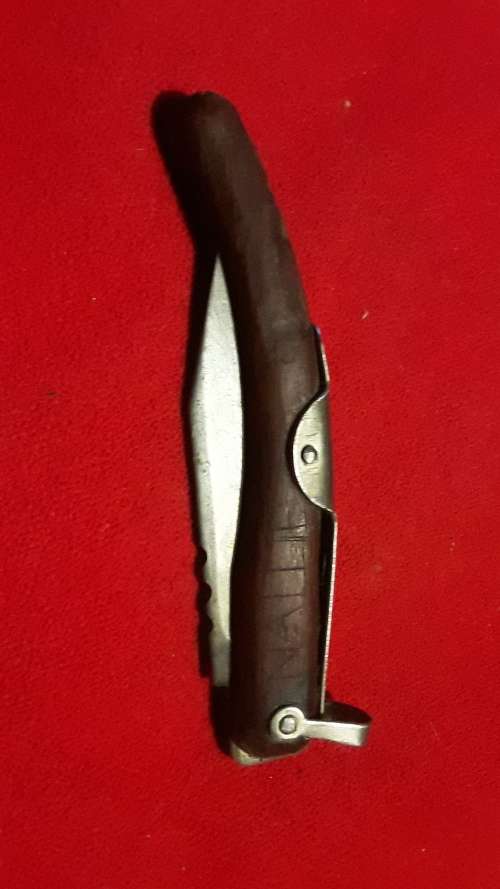 OKAPI KNIFE WITH WOODEN HANDLE