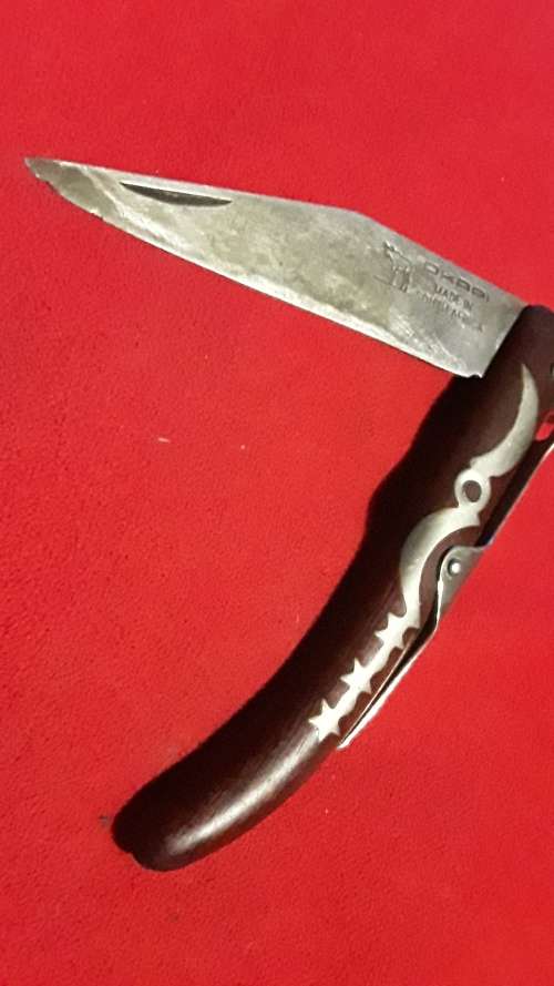 OKAPI KNIFE WITH WOODEN HANDLE