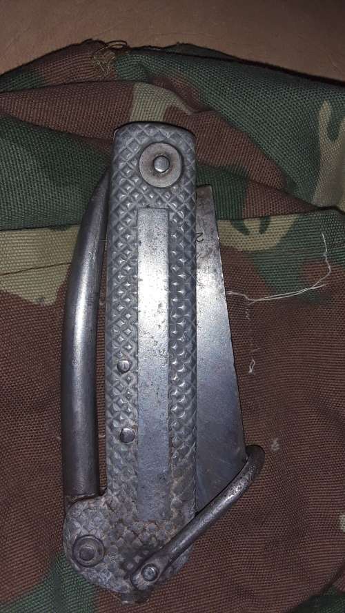 ANTIQUE `43 J RODGERS WW2 BRITISH NAVAL NAVY SAILORS BOSUN RIGGING ROPE KNIFE