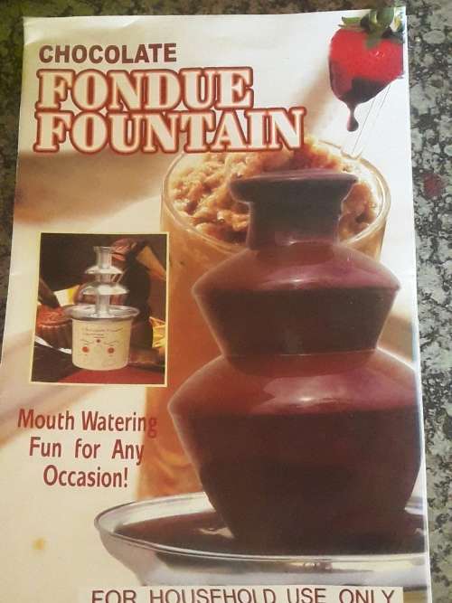 BAR-ONE CHOCOLATE FOUNTAIN