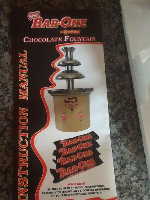 BAR-ONE CHOCOLATE FOUNTAIN