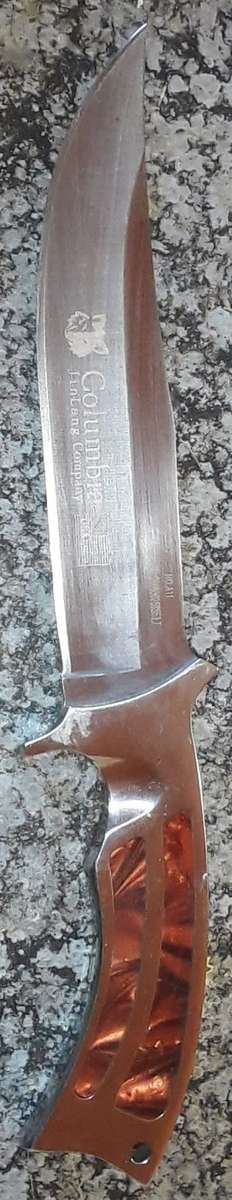 COLUMBIA JINLANG COMPANY 11` HUNTING KNIFE, NEW USA SABER W/SHEATH