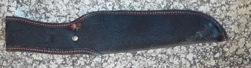 COLUMBIA JINLANG COMPANY 11` HUNTING KNIFE, NEW USA SABER W/SHEATH