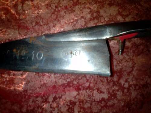 TWO HALF SHEEP SHEAR SCISSORS