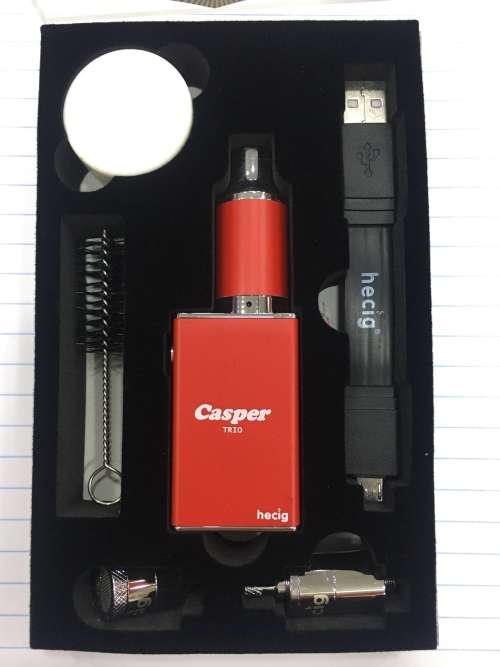 Casper Trio 3 In 1 Dry Herb Wax Vaporizer Kit