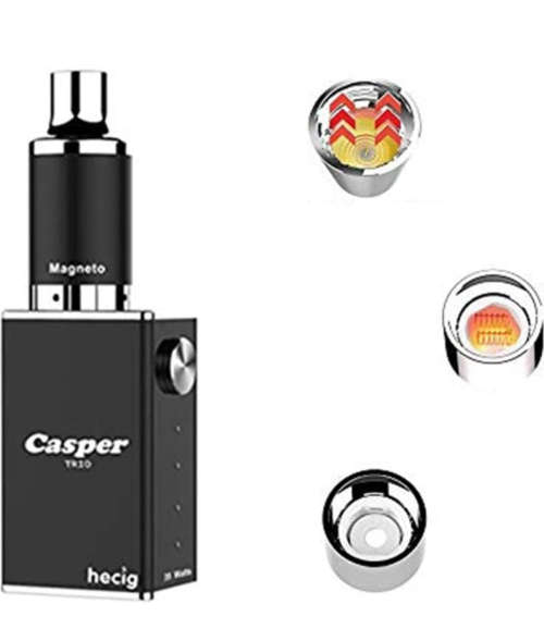 Casper Trio 3 In 1 Dry Herb Wax Vaporizer Kit