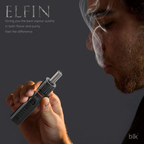 BLK ELFIN Dry Herb Vaporizer