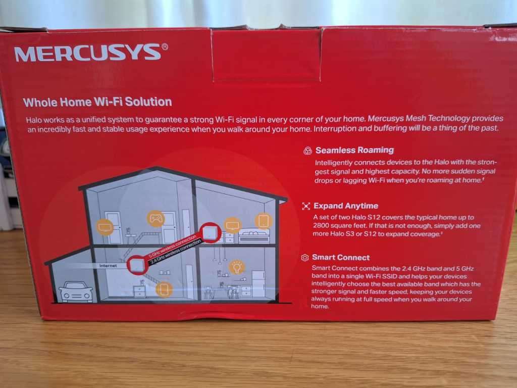 Mercusys AC1200 Halo S12 Mesh Wifi Router