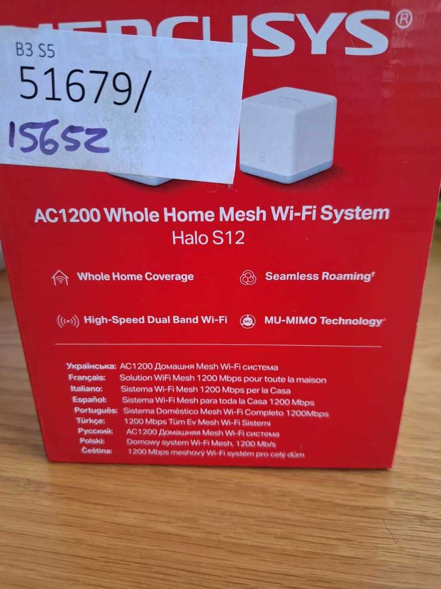 Mercusys AC1200 Halo S12 Mesh Wifi Router