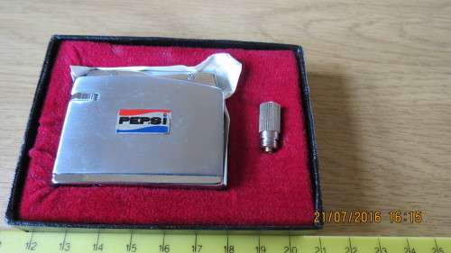 Pepsi lighter, made by Colonel, in original box, as per photo