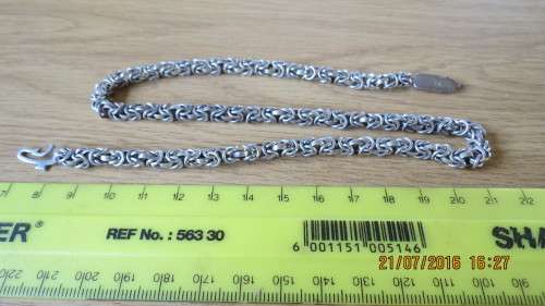 925 silver chain, 36.1 grams, 40 cm in length, as per photo