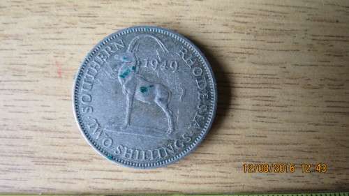 Rhodesian, 1949, 2 Shilling, as per photo