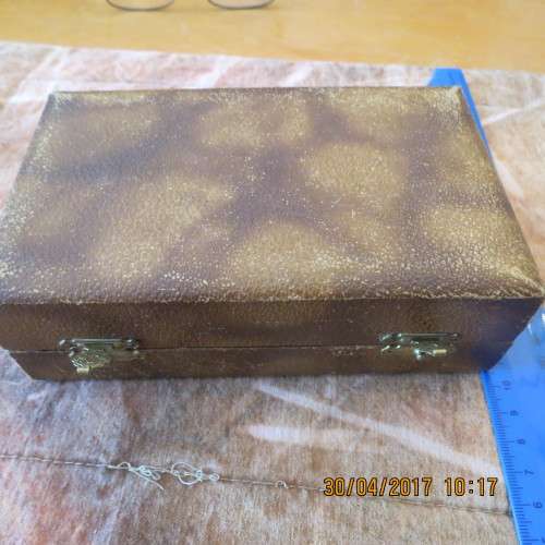 set of 6 silver plated apostle spoons in box, as per photo