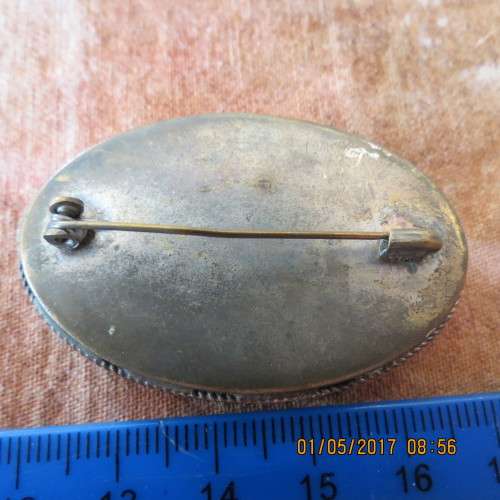 very attractive mosaic brooch , as per photo