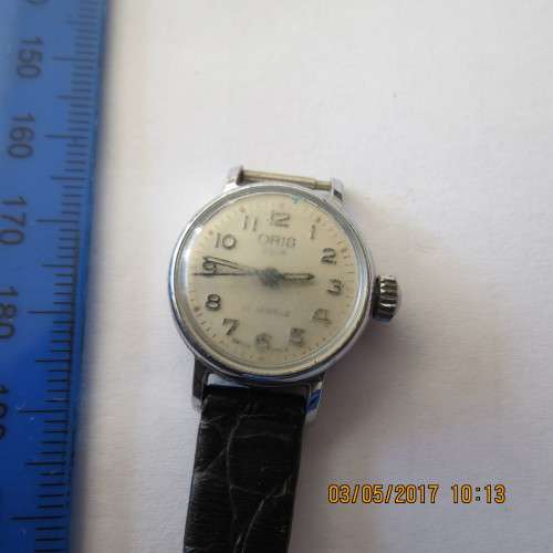 ladies Oris Stat 17 Jewels wrist watch, sold as is, as per photo
