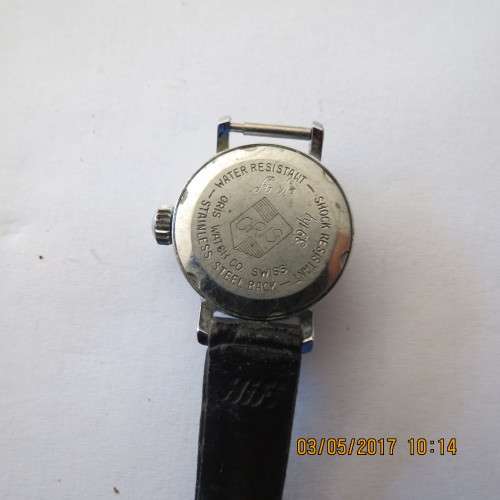 ladies Oris Stat 17 Jewels wrist watch, sold as is, as per photo