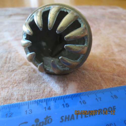 Brass Claw Bell, no clinger, as per photo
