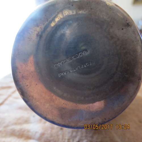 Silver plated cocktail shaker, Reg Plato EPNS, as per photo