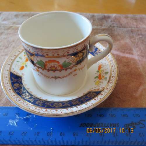 Alfred Meakin Caledonia coffee cup and saucer, as per photo