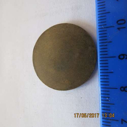 Medallion for H.M.S. Cornwall, motto ONE AND ALL, as per photo