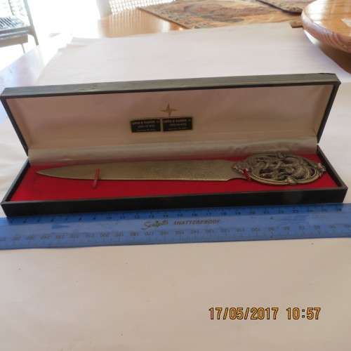 Letter opener in box......, as per photo