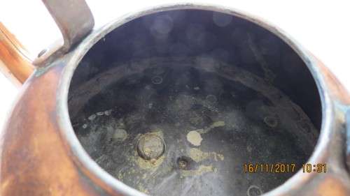 antique copper electrical kettle, as per photo