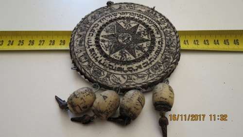 very unusual plaque, looks like zodiac signs, as per photo