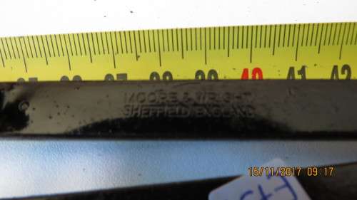 antique metal caliper Moore & Wright, Sheffield England, as per photo