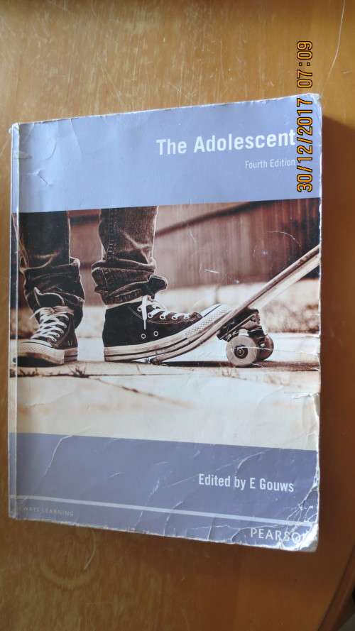 The Adolescent 4th Edition edited by E. Gouws, as per photo