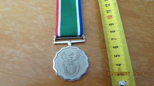 SADF Long Service Bar 20 year medal, number 026574, as per photo