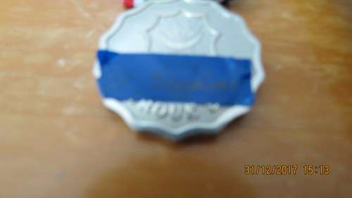 SADF Long Service Medal number 14197 to Dlamini, as per photo