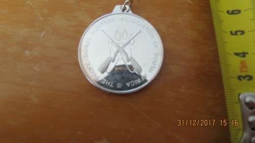 The Professional Hunters Association of South Africa Silver Medal, as per photo